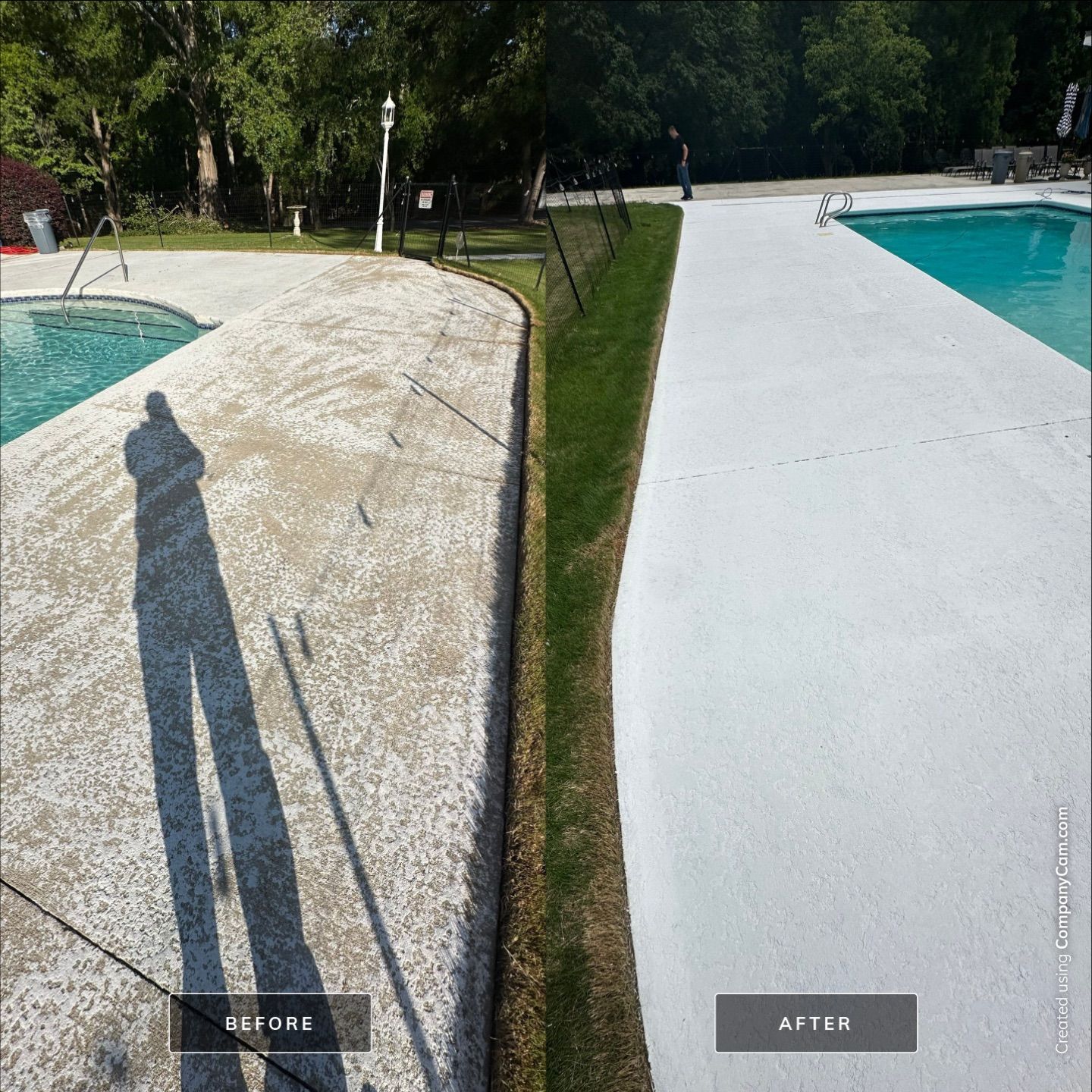 Pool Deck Cleaning
